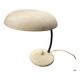 Lampe soucoupe en métal beige, années 50