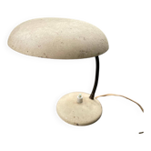 Beige metal saucer lamp, 1950s