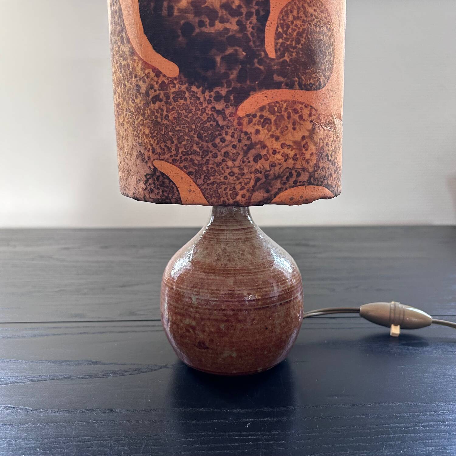 Stoneware lamp, 1970