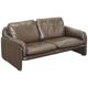 Two-seater Danish leather canapé Mid-Century Modern