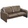 Two-seater Danish leather canapé Mid-Century Modern