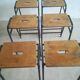 Lot of 6 laboratory stools
