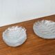 Vintage Swedish glass plates Eden by Lars Hellsten for Orrefors, 1970s, set of 13.