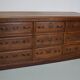 Antique French Oak Apothecary / Filing Cabinet / Kitchen Island, 1920/30s
