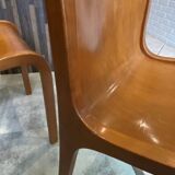 Set of 2 Mito Scandinavian style chairs by Carlo Bartoli for Tisettanta vintage