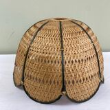 Braided tulip pendant light