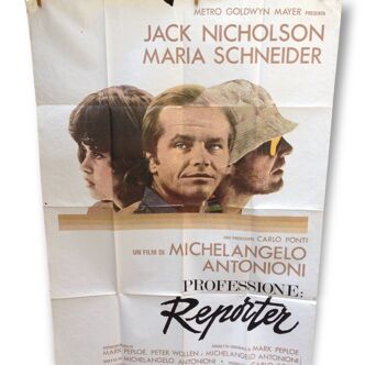 Original film poster of: Profession Reporter, Michelangelo Antonioni