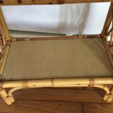 Vintage rattan shelf