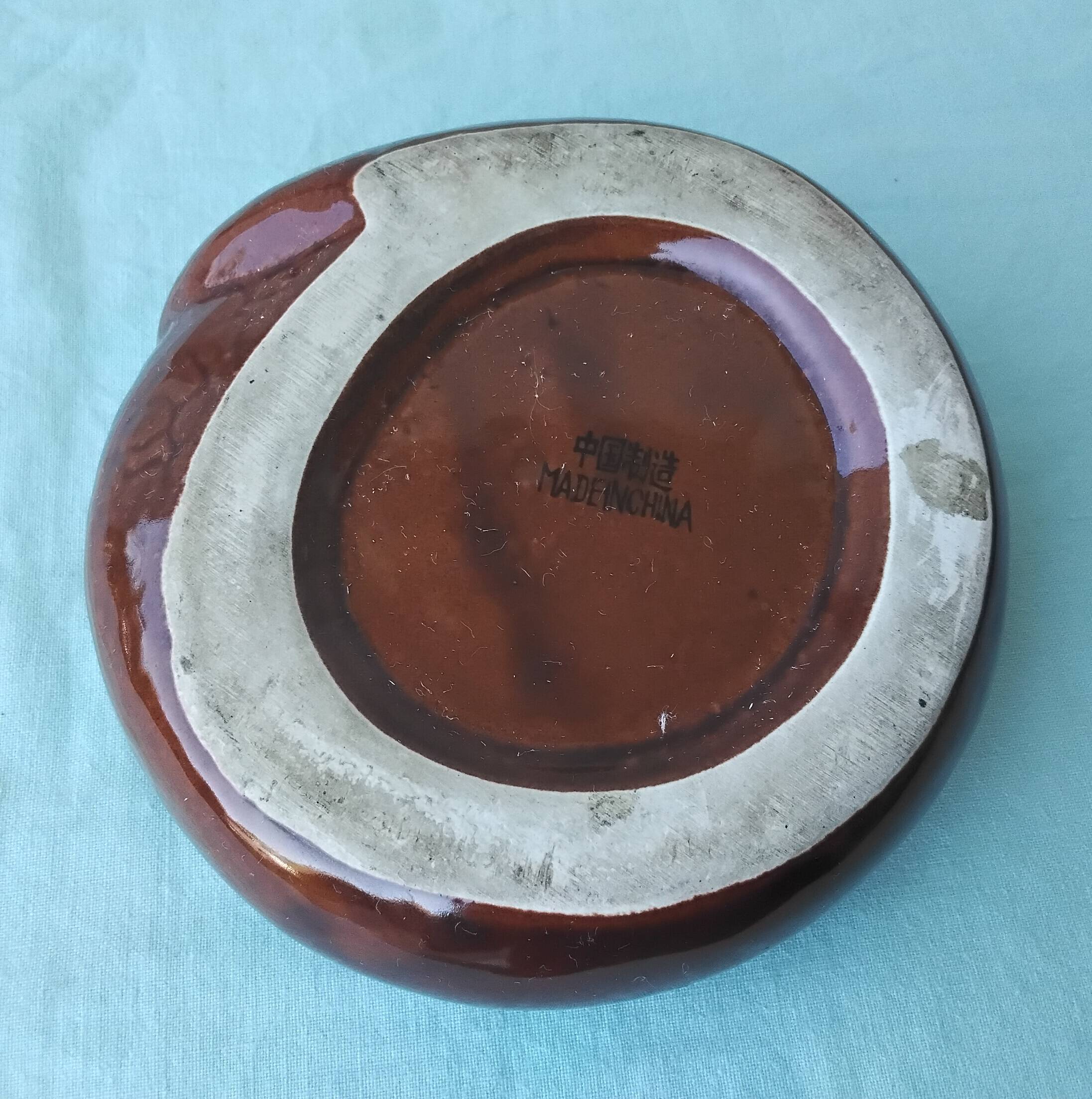 Ceramic snake ashtray