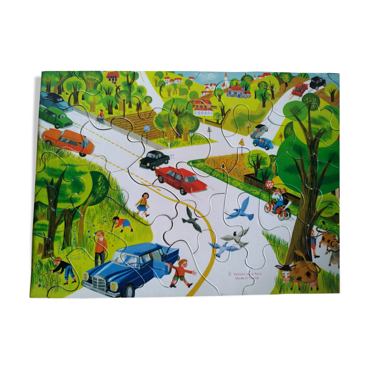 Puzzle vintage Karapousse