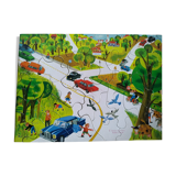 Puzzle vintage Karapousse