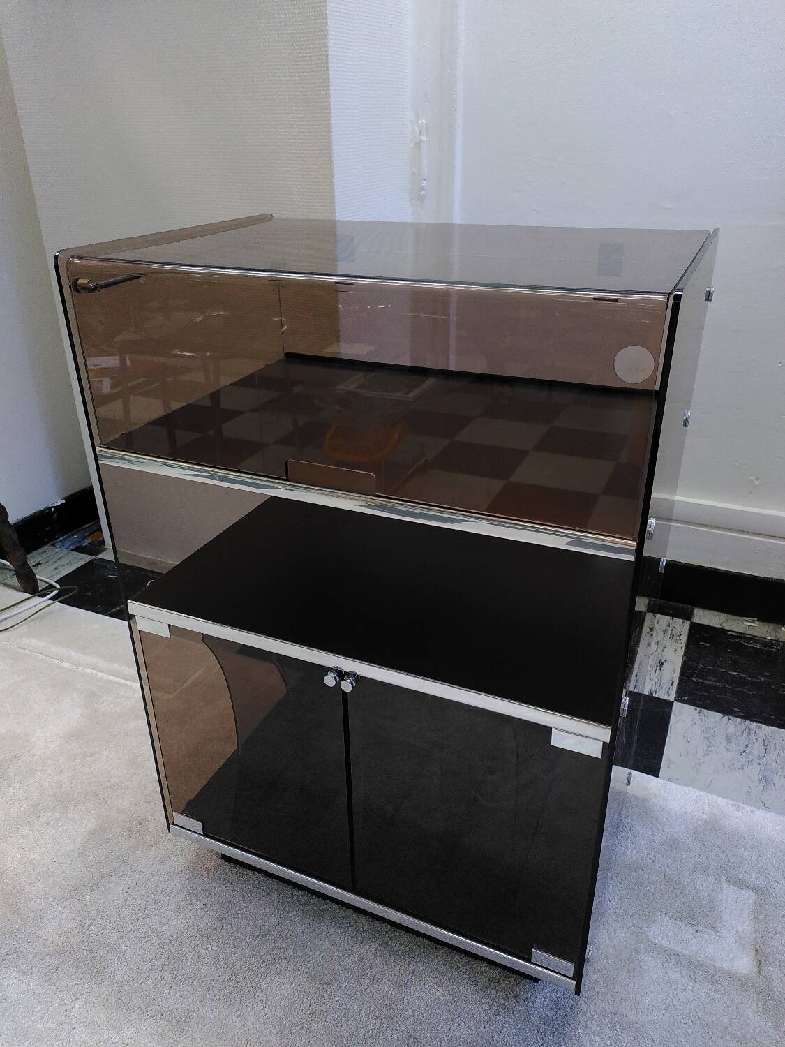 Vinyl turntable furniture, Eric Maville