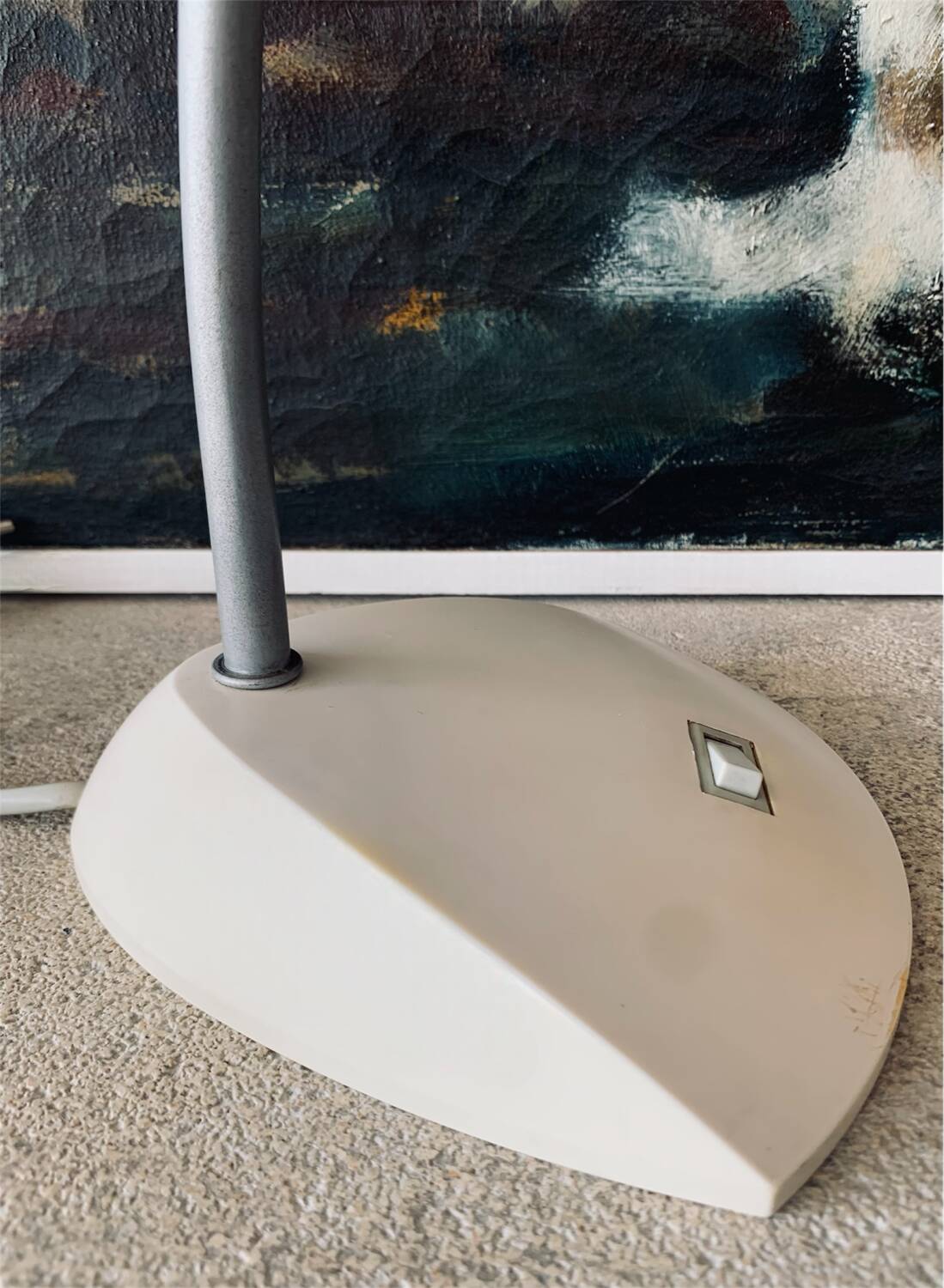 Vintage desk lamp - solid wood, Belgium