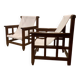 Paire de fauteuils Hamac Mallet-Stevens circa 1930