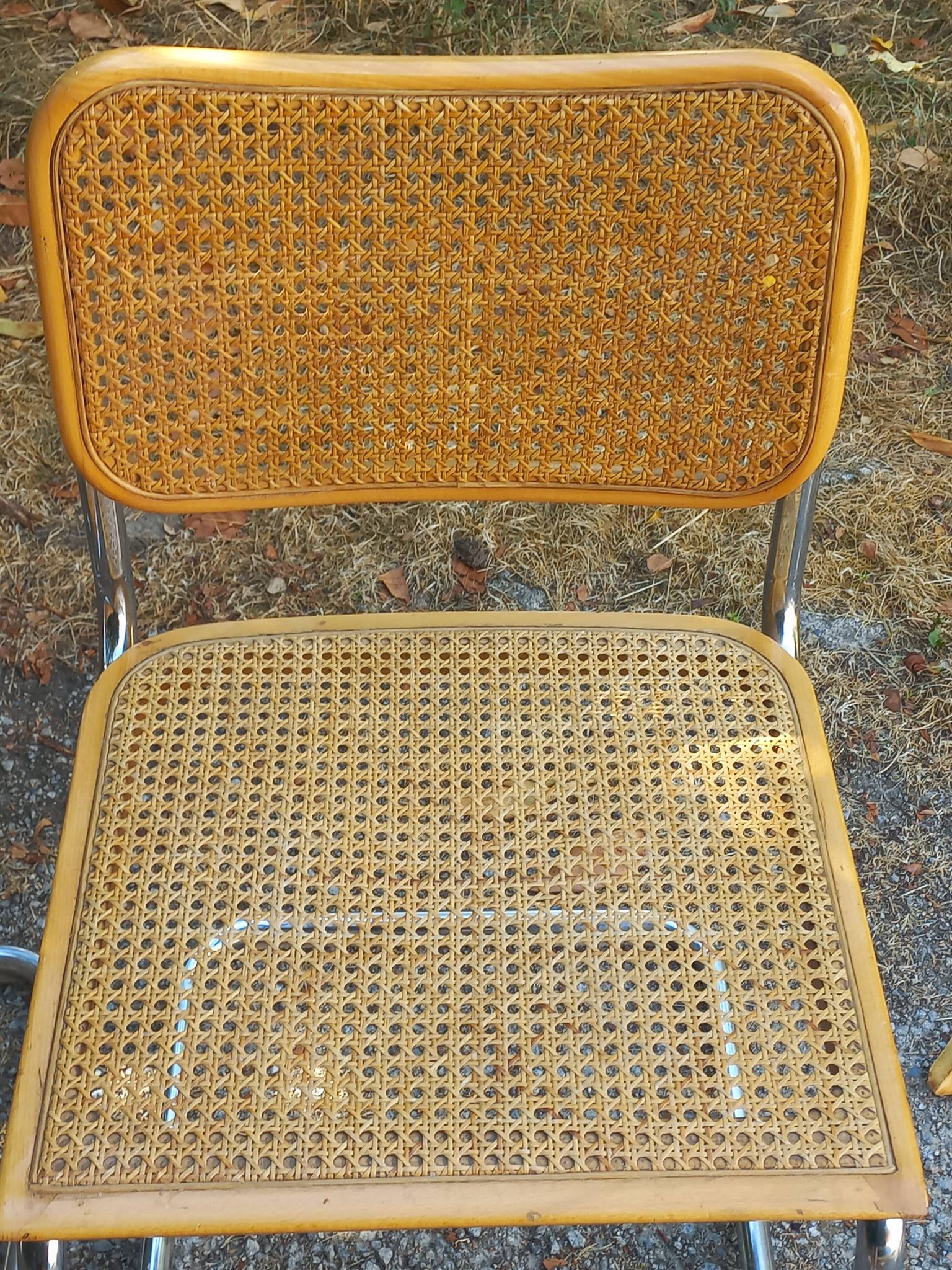 Set of 3 Cesca B32 chairs by Marcel Breuer