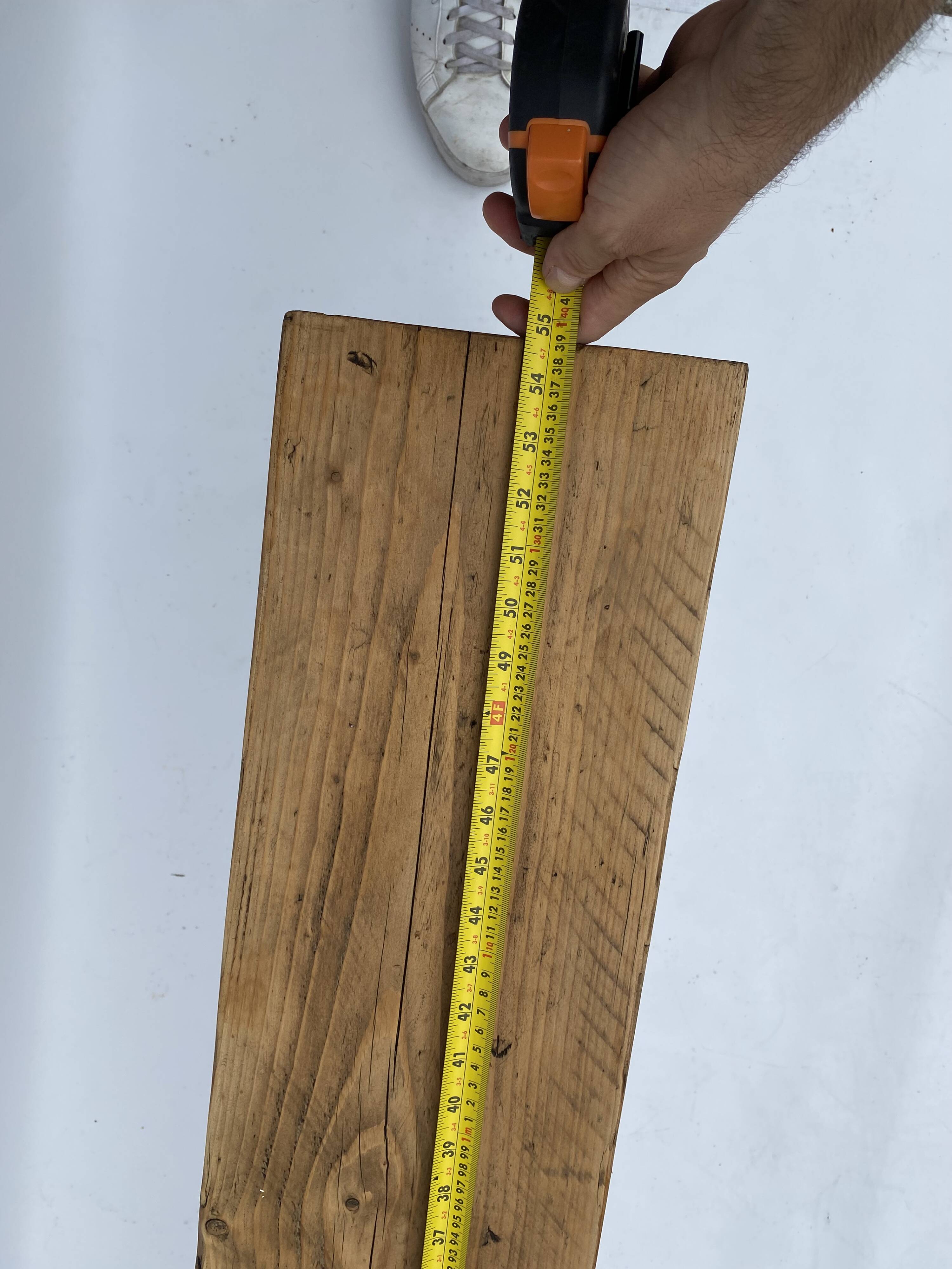 Industrial Bench Hairpin Legs Scaffolding Wood Midcentury Modern 1980s