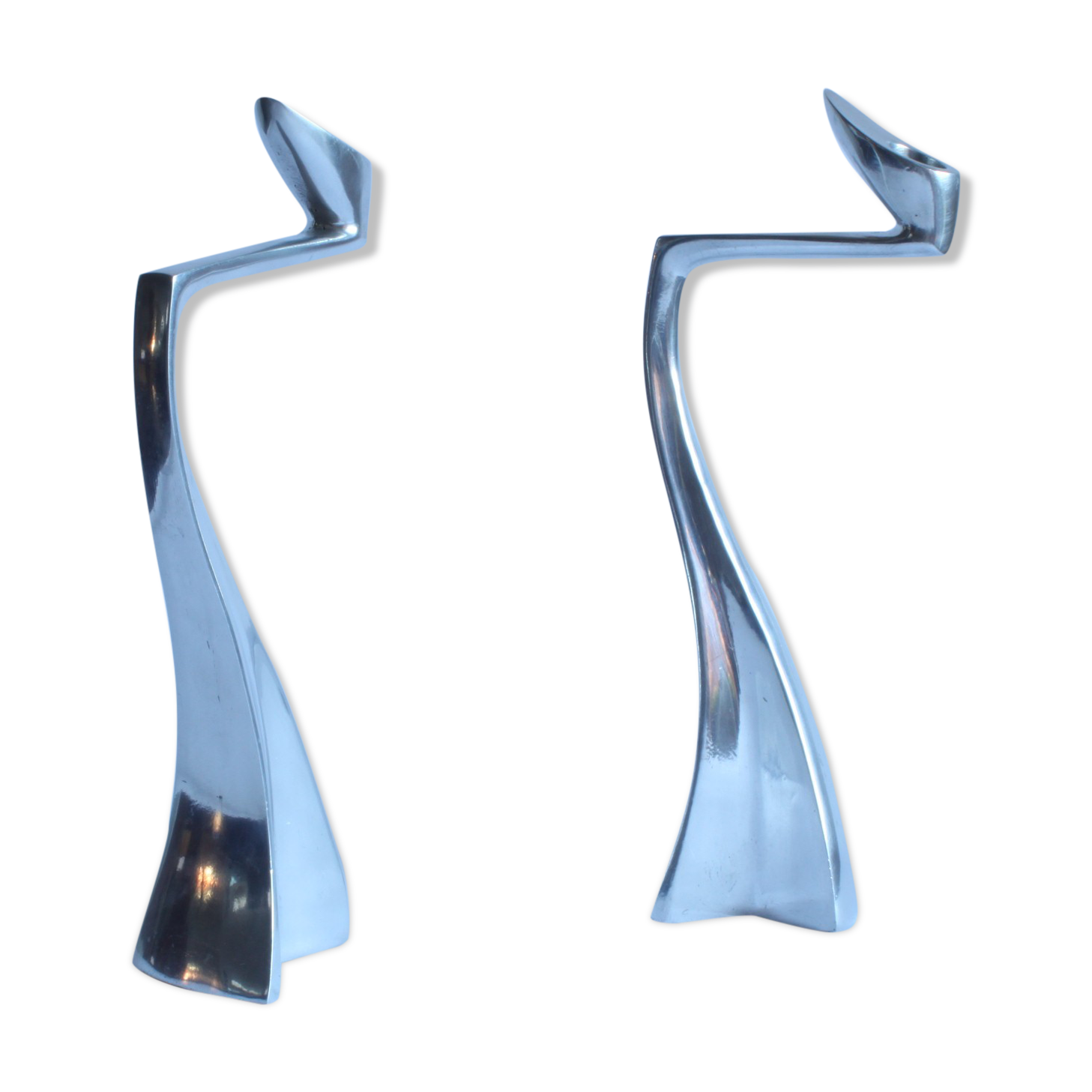 Swan Candlesticks by Matthew Hilton