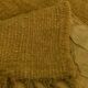 Turkish Dark Mustard Vintage Kilim Rug, 135x268Cm