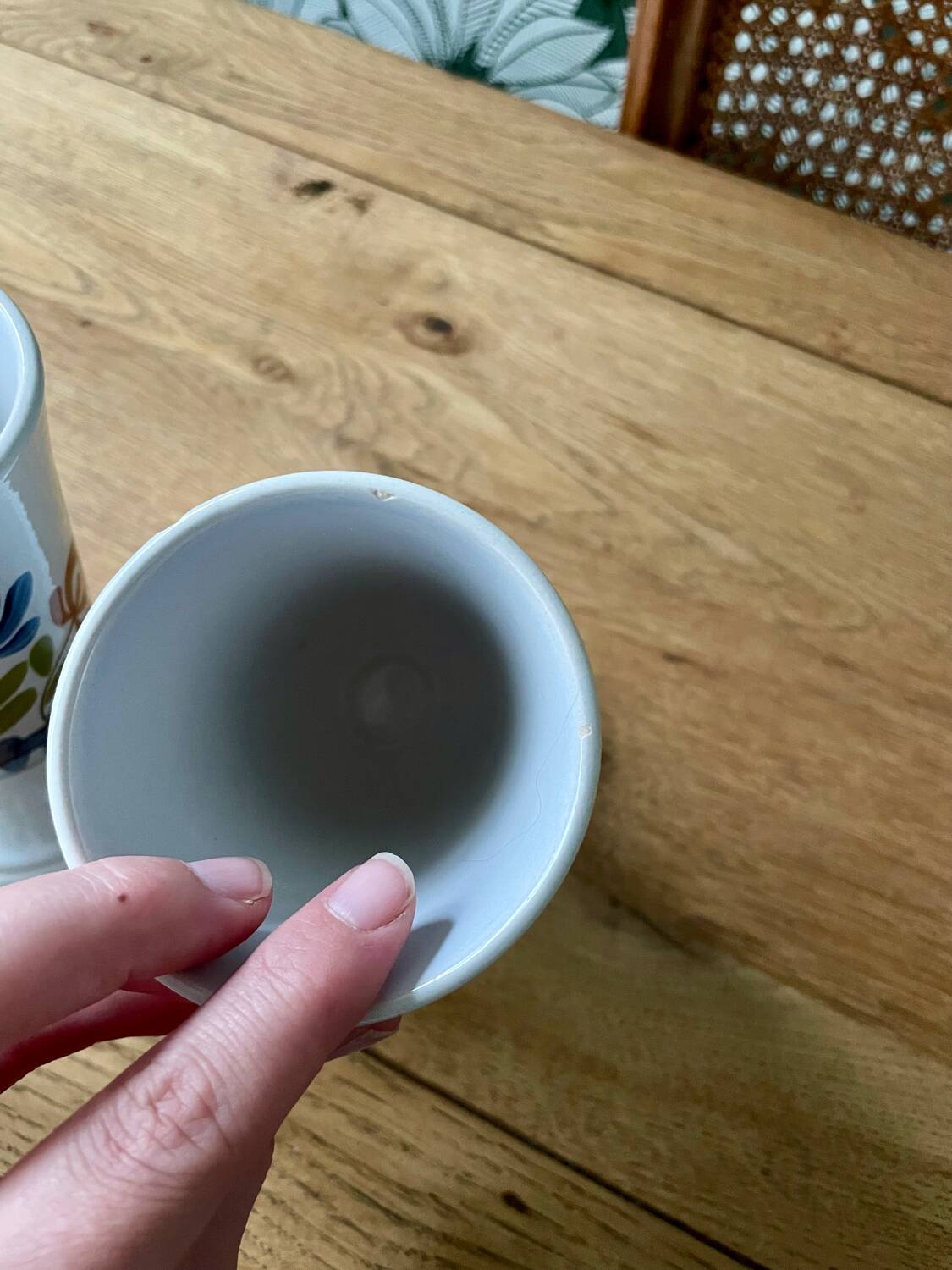 Hand-Painted Ceramic Mazagrans - Cups