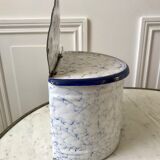 enamelled salt jar to be fixed early twentieth century