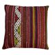 Housse de coussin kilim turc vintage, 55 x 55 cm