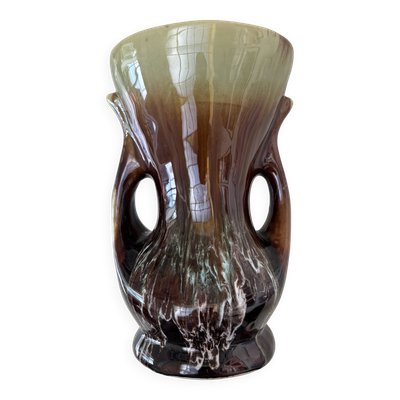Vase Vallauris en céramique émaillée