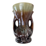 Vallauris vase in glazed ceramic