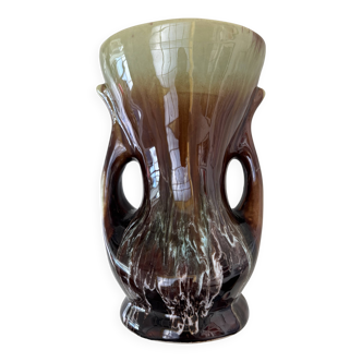 Vase Vallauris en céramique émaillée