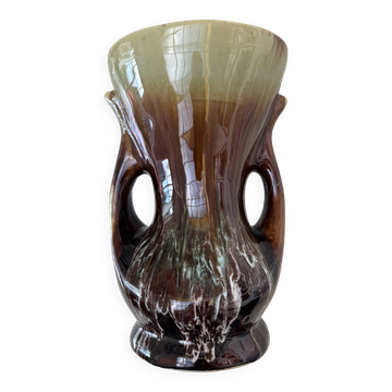 Vase Vallauris en céramique émaillée