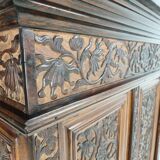 19th Century Carved Colonial Cabinet – Dutch East Indies
