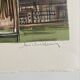 Numbered and signed lithograph by Michel Henry - Urban landscape - Paris
