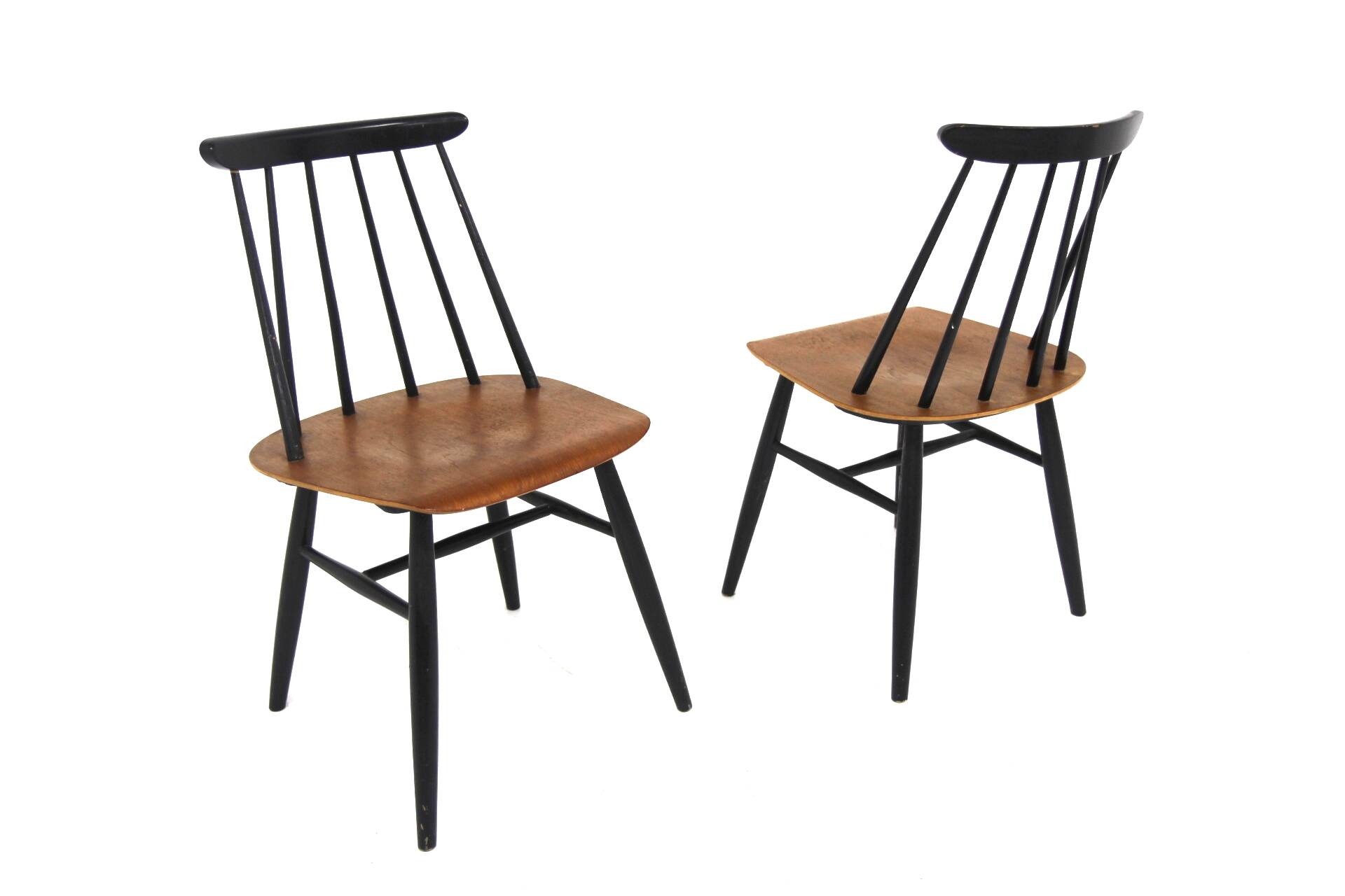 Set de 2 chaises scandinave "Fanett" par Ilmari Tapiovaara, Suède, 1960