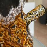 Honey Enamel Pitcher Vase