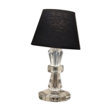 Paire de lampes art déco en cristal