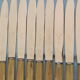 Lot de 12 couteaux lame inox