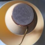 Gold and cream lamp