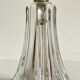 Art deco crystal star lamp base