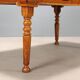 Antique oak desk with black laminate, 20th century