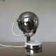 Eye ball lamp in chromed metal from the 70