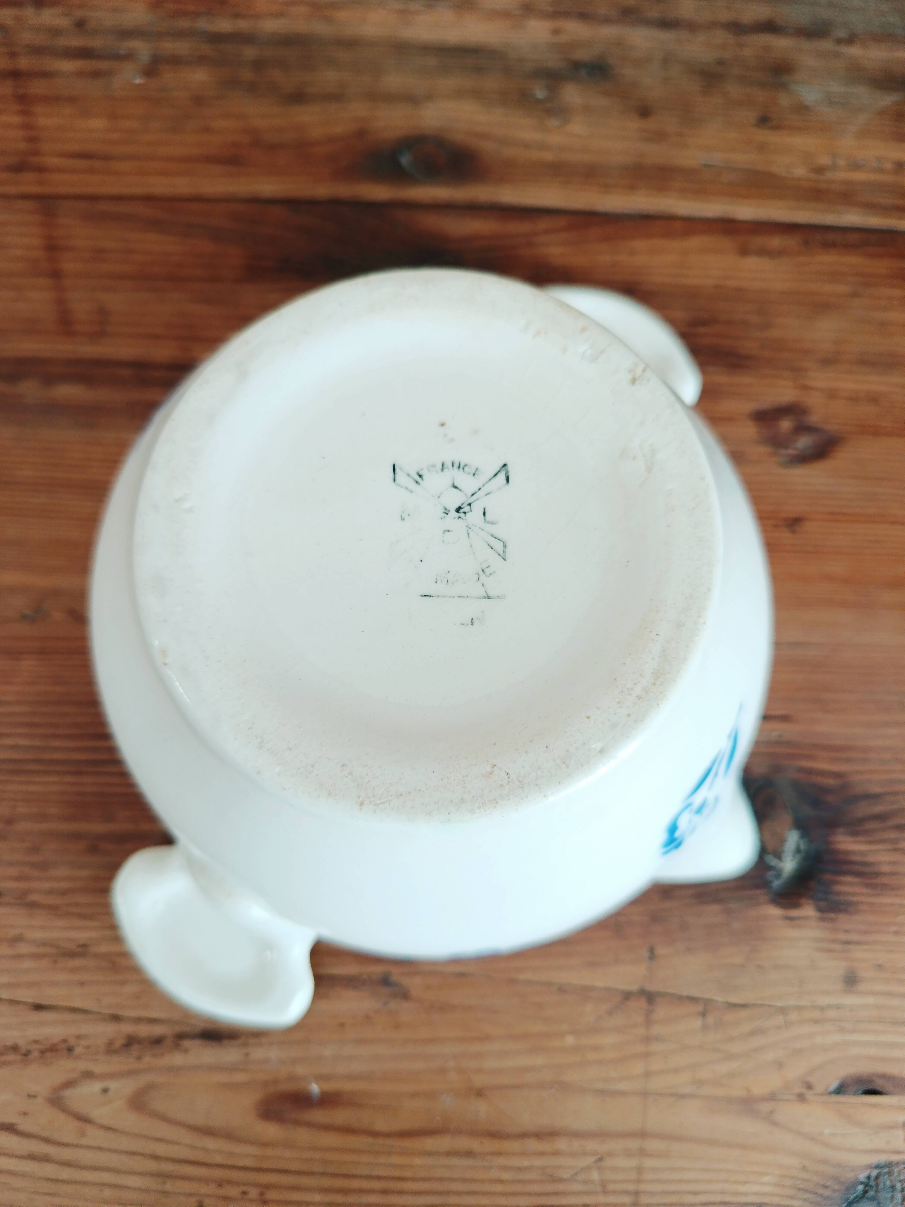 Saucière fleurie Moulin des loups