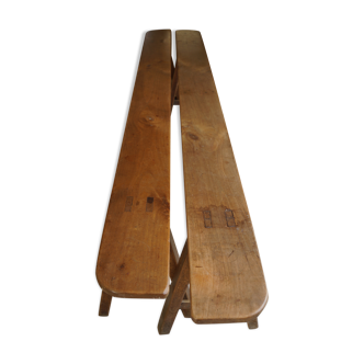 Pair of rustic benches