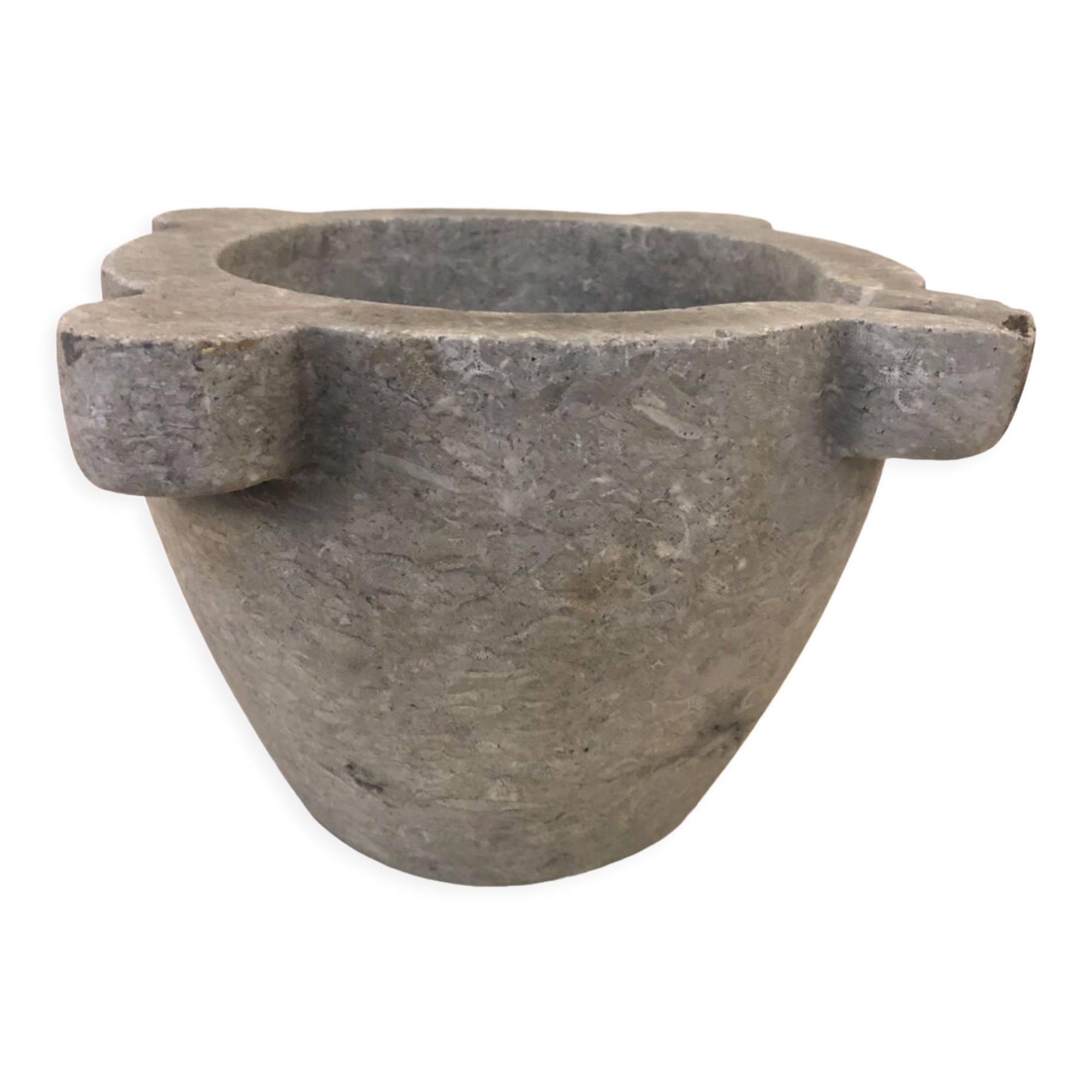 Limestone mortar, 19th century