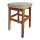 Tabouret bois et tissu scandinave