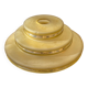 Yellow lampshade in grained glass