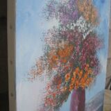 Multicolored bouquet, signed gebel