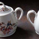 Porcelain decor butterfly set