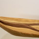 Vallauris distinctive wood grain Ceramic platter 1960 s