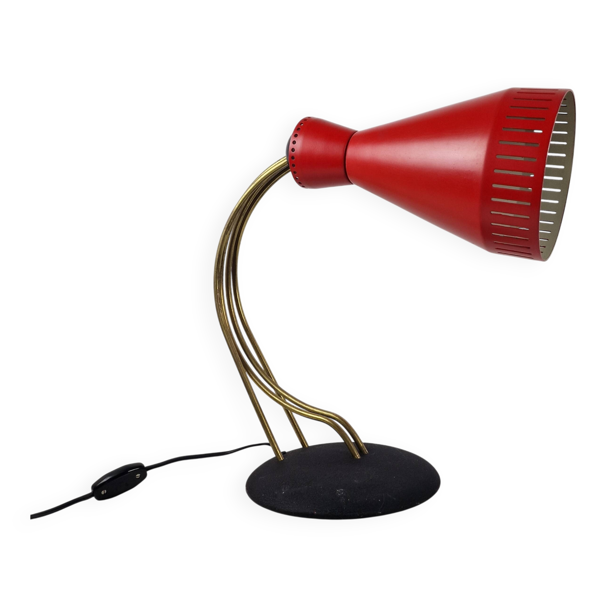 Rare Adjustable BAG Turgi Desk Lamp – Switzerland, circa 1950s