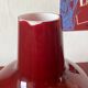 Vintage table lamp in red glass – SCE, France