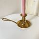 Very pretty Old Brass Candlestick - "Cell Rat" Type - Country Decoration